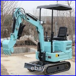 1.4 Ton Mini Excavator Kubota Diesel Engine Hydraulic Digger Two Color USA STOCK 1.4 Ton Mini Excavator Kubota Diesel Engine Hydraulic Digger Two Color USA STOCK
