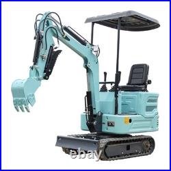 1.4 Ton Mini Excavator Kubota Diesel Engine Hydraulic Digger Two Color USA STOCK 1.4 Ton Mini Excavator Kubota Diesel Engine Hydraulic Digger Two Color USA STOCK