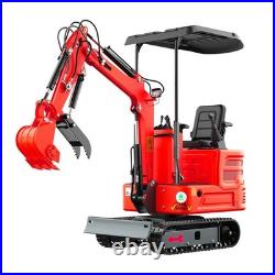 1.4 Ton Mini Excavator Tracked Diggers withKubota Diesel Engine with Attachments