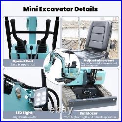 1.4 Ton Mini Excavator Tracked Diggers with Kubota Diesel Engine Free Unloading