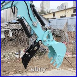 1.4 Ton Mini Excavator Tracked Diggers with Kubota Diesel Engine Free Unloading
