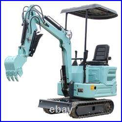 1.4 Ton Mini Excavator Tracked Diggers with Kubota Diesel Engine Free Unloading