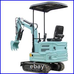 1.4 Ton Mini Excavator Tracked Diggers with Kubota Diesel Engine Free Unloading