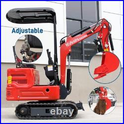 1.4 Ton Mini Hydraulic Excavator 11.23 HP Kubota Engine Crawler Digger For Sale