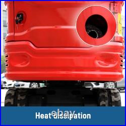 1.4 Ton Mini Hydraulic Excavator 11.23 HP Kubota Engine Crawler Digger For Sale