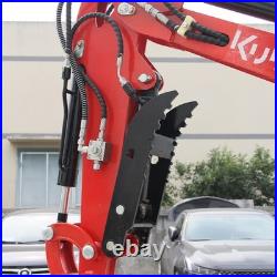 1.4 Ton Red Kubota Engine Mini Excavator, Hydraulic Pilot Control, USA STOCK, IL