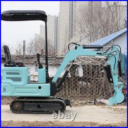 1.4ton Mini Excavator 13.5HP Small Digger Tracked Crawler US Stock FREE SHIPPING