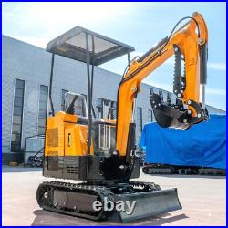 1.5Ton Hydraulic Mini Excavator Small Track Digger Operation Pilot Control in NJ 1.5Ton Hydraulic Mini Excavator Small Track Digger Operation Pilot Control in NJ