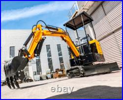 1.5Ton Hydraulic Mini Excavator Small Track Digger Operation Pilot Control in NJ 1.5Ton Hydraulic Mini Excavator Small Track Digger Operation Pilot Control in NJ