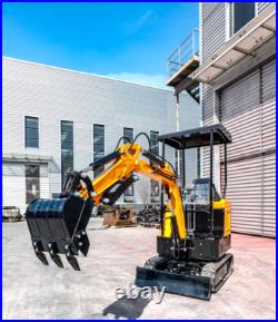 1.5Ton Hydraulic Mini Excavator Small Track Digger Operation Pilot Control in NJ 1.5Ton Hydraulic Mini Excavator Small Track Digger Operation Pilot Control in NJ