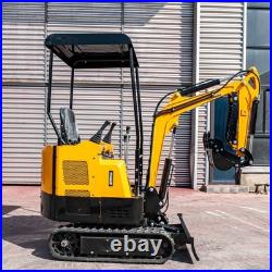 1.5Ton Hydraulic Mini Excavator Small Track Digger Operation Pilot Control in NJ 1.5Ton Hydraulic Mini Excavator Small Track Digger Operation Pilot Control in NJ