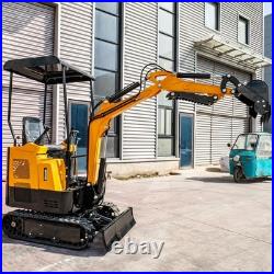 1.5Ton Hydraulic Mini Excavator Small Track Digger Operation Pilot Control in NJ 1.5Ton Hydraulic Mini Excavator Small Track Digger Operation Pilot Control in NJ