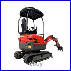 1.5 Ton 3300lbs Crawler ZTS Mini Excavator Petrol EPA B&S Digger Free Ship 2025 1.5 Ton 3300lbs Crawler ZTS Mini Excavator Petrol EPA B&S Digger Free Ship 2025