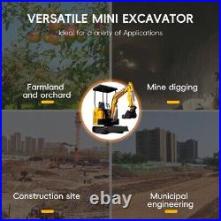 1.5ton Operate Weight Small Digger Hydraulic Track Mini Excavator