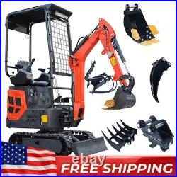 1.6Ton Mini Excavator 13.5HP EPA Gas Free Delivery / Unloading+5 accessories 1.6Ton Mini Excavator 13.5HP EPA Gas Free Delivery / Unloading+5 accessories