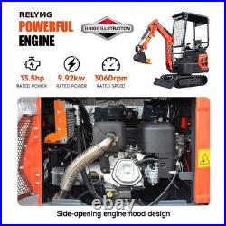1.6Ton Mini Excavator 13.5HP EPA Gas Free Delivery / Unloading+5 accessories 1.6Ton Mini Excavator 13.5HP EPA Gas Free Delivery / Unloading+5 accessories