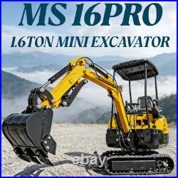 1.6Ton Mini Excavator 2Ton Digger with Hydraulic Pilot 13.5hp B&S Gas Engine