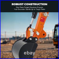 1.6 Ton Mini Excavator 23hp Mini Digger Gas Tracked Crawler B&S EPA Engine US