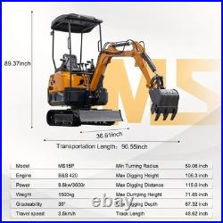 1.6 Ton Mini Excavator with Pilot Control Mini Digger 13.5HP Gasoline Engine 1.6 Ton Mini Excavator with Pilot Control Mini Digger 13.5HP Gasoline Engine