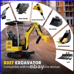 1.8T Mini Excavator Kubota D722 Diesel Engine, Side Swing & Extendable Tracks