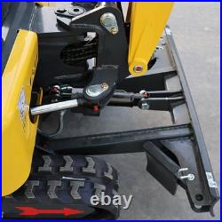 1.8T Mini Excavator Kubota D722 Diesel Engine, Side Swing & Extendable Tracks