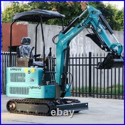 1.8T Mini Excavator with Hydraulic Thumb, Kubota Diesel Engine EPA
