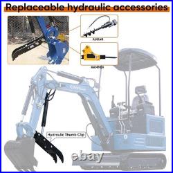 1.8Ton KUBOTA Diesel Mini Excavator, 4,000 lbs Digger EPA Certified Free Ship