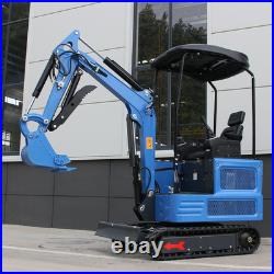 1.8Ton Mini Excavator Crawler Tracked Kubota Twin cylinder Diesel USA STOCK EPA