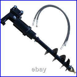 1.8Ton Mini Excavator Hydraulic Auger Drill 8inch Drill Diameter with Hoses New