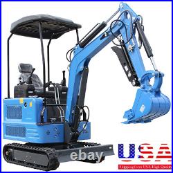 1.8Ton Mini Excavator KUBOTA Diesel Engine 4000lbs Twin Cylinder Pilot System US