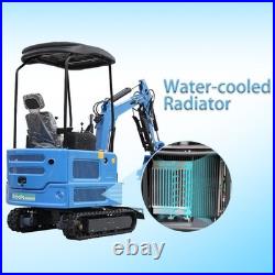 1.8Ton Mini Excavator KUBOTA Diesel Engine 4000lbs Twin Cylinder Pilot System US