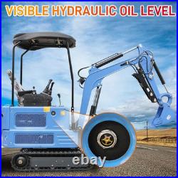 1.8Ton Mini Excavator KUBOTA Diesel Engine 4000lbs Twin Cylinder Pilot System US