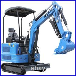 1.8Ton Mini Excavator KUBOTA Diesel Engine 4000lbs Twin Cylinder Pilot System US