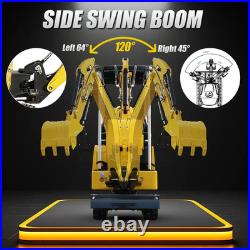 1.8Ton Mini Excavator Kubota Engine Side Swing & Extendable Tracks US Warehouse