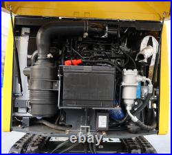 1.8Ton Mini Excavator Kubota Engine Side Swing & Extendable Tracks US Warehouse