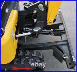 1.8Ton Mini Excavator Kubota Engine Side Swing & Extendable Tracks US Warehouse