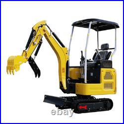1.8Ton Mini Excavator Kubota Engine Side Swing & Extendable Tracks US Warehouse