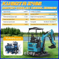 1.8Ton Mini Excavator Pilot System Hydraulic Diggers CA TX IL VA Pick Up USA New 1.8Ton Mini Excavator Pilot System Hydraulic Diggers CA TX IL VA Pick Up USA New