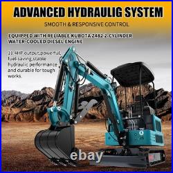 1.8Ton Mini Excavator Pilot System Hydraulic Diggers CA TX IL VA Pick Up USA New 1.8Ton Mini Excavator Pilot System Hydraulic Diggers CA TX IL VA Pick Up USA New