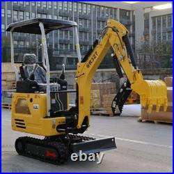 1.8 T Mini Excavator Hydraulic Thumb Clip 13.5HP Skid Steer Loader B&S Engine US