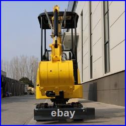 1.8 T Mini Excavator Hydraulic Thumb Clip 13.5HP Skid Steer Loader B&S Engine US