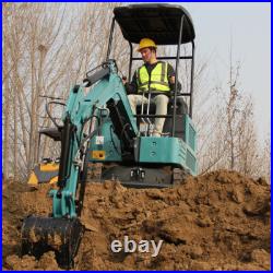 1.8 Ton Mini Excavator Digger Hydraulic Thumb KUBOTA Diesel, EPA Certified USA