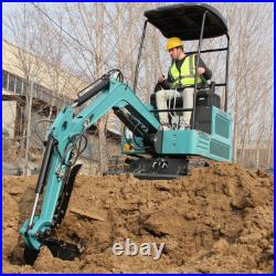 1.8 Ton Mini Excavator Digger Hydraulic Thumb KUBOTA Diesel, EPA Certified USA