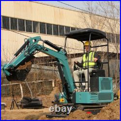 1.8 Ton Mini Excavator Digger Hydraulic Thumb KUBOTA Diesel, EPA Certified USA