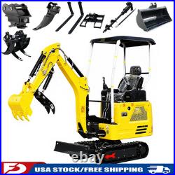 1.8 Ton Mini Excavator KUBOTA D722 Engine Expand Track Side Swing Pilot Control