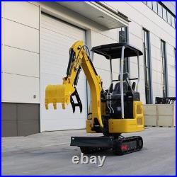 1.8 Ton Mini Excavator KUBOTA D722 Engine Expand Track Side Swing Pilot Control