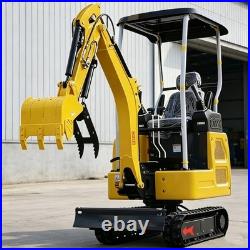 1.8 Ton Mini Excavator KUBOTA Diesel Engine Expand Track Side swing Pilot