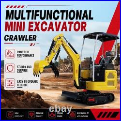 1.8 Ton Mini Excavator KUBOTA Diesel Engine Expand Track Side swing Pilot