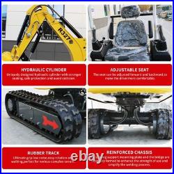 1.8 Ton Mini Excavator KUBOTA Diesel Engine Expand Track Side swing Pilot