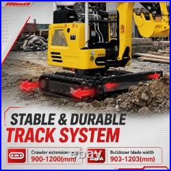 1.8 Ton Mini Excavator KUBOTA Diesel Engine Expand Track Side swing Pilot